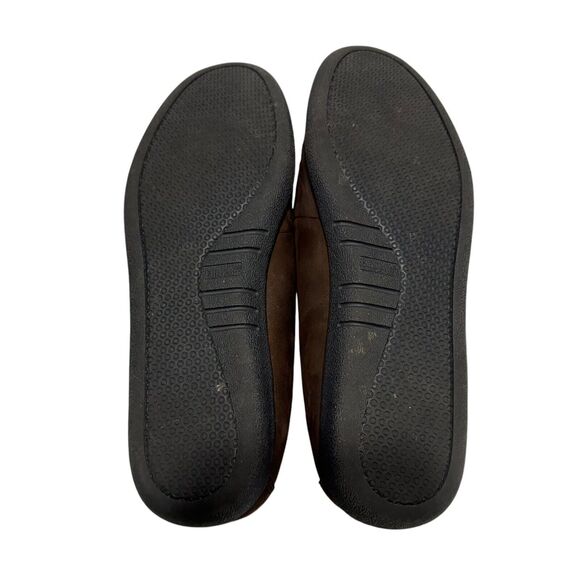 Eurosoft Brown Loafers Tassels Suede Leather Slip On Flats Comfort Mocs Size 7.5 - Picture 6 of 8